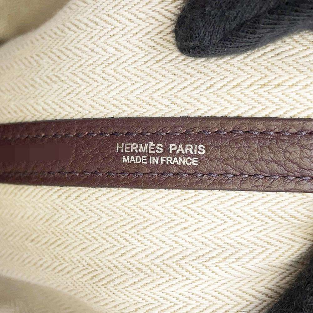 HERMES Garden Party RougeSellier Negonda Leather Size PM