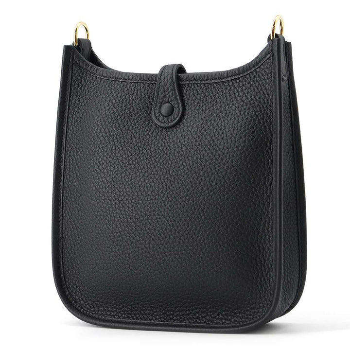 HERMES Evelyne Black Taurillon Clemence Size TPM