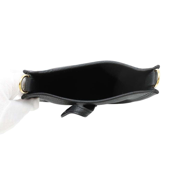 HERMES Evelyne Black Taurillon Clemence Size TPM