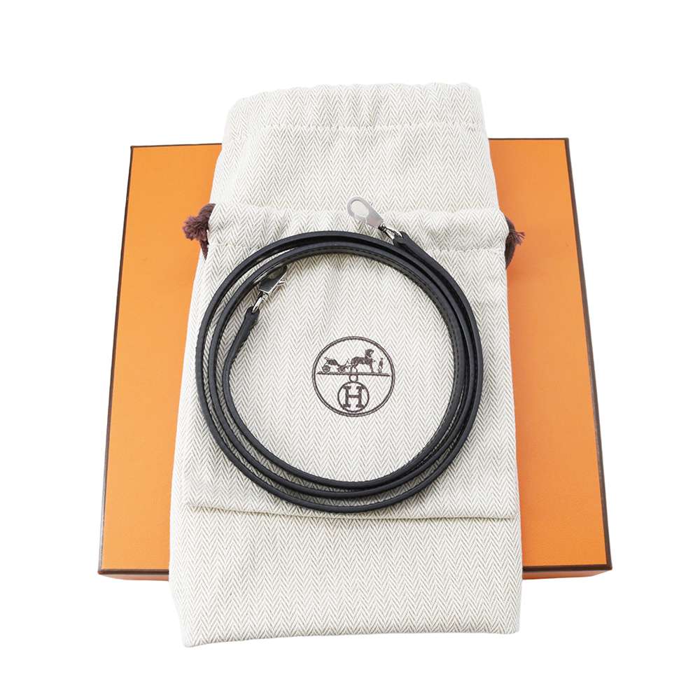 HERMES Mini kelly do Black Box Calf Leather