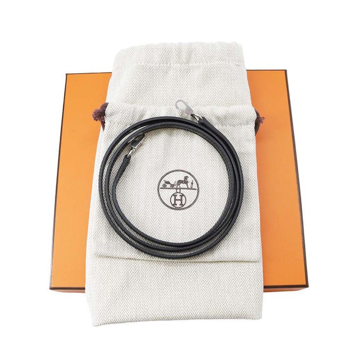 HERMES Mini kelly do Black Box Calf Leather