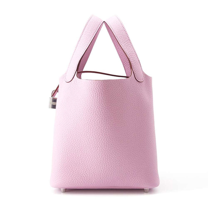 HERMES Picotin Lock Mauve Sylvestre Taurillon Clemence Size PM