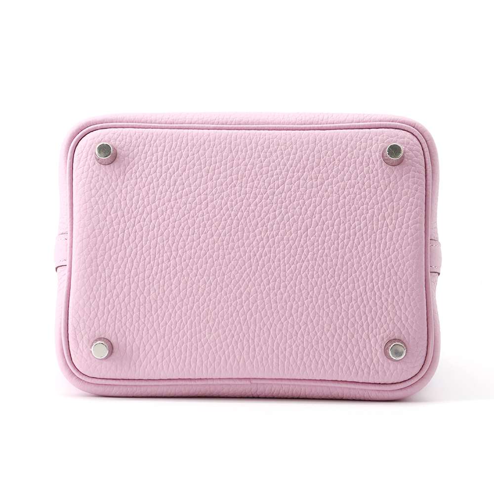 HERMES Picotin Lock Mauve Sylvestre Taurillon Clemence Size PM