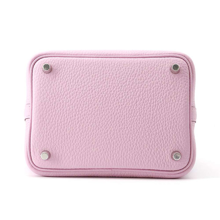 HERMES Picotin Lock Mauve Sylvestre Taurillon Clemence Size PM