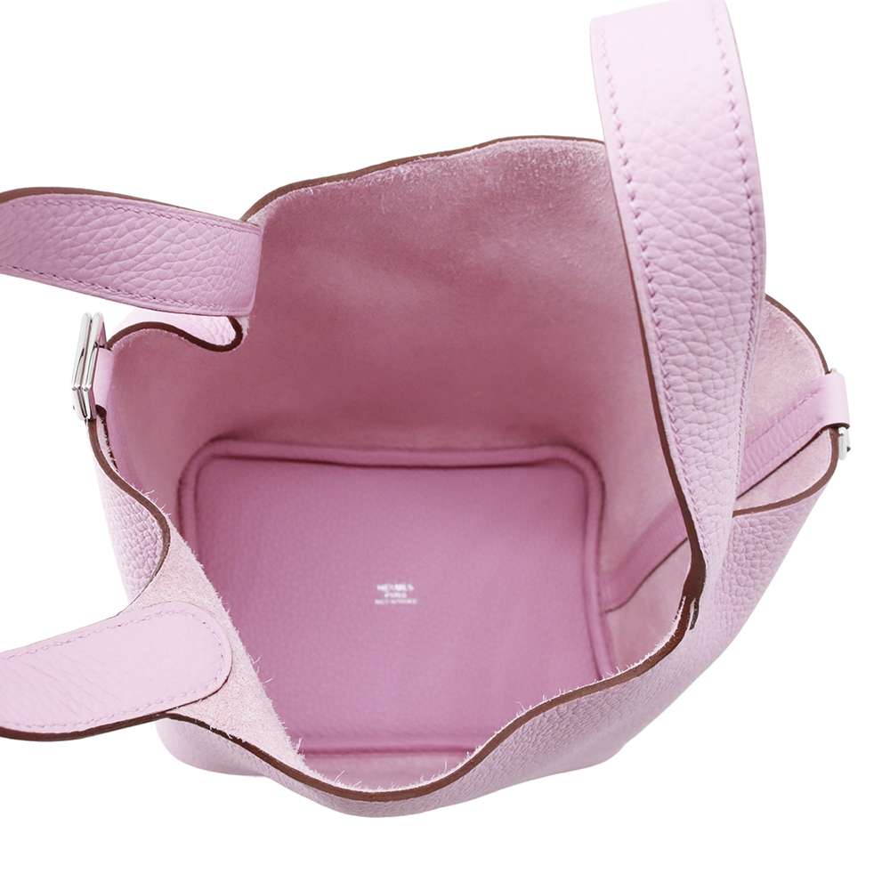 HERMES Picotin Lock Mauve Sylvestre Taurillon Clemence Size PM