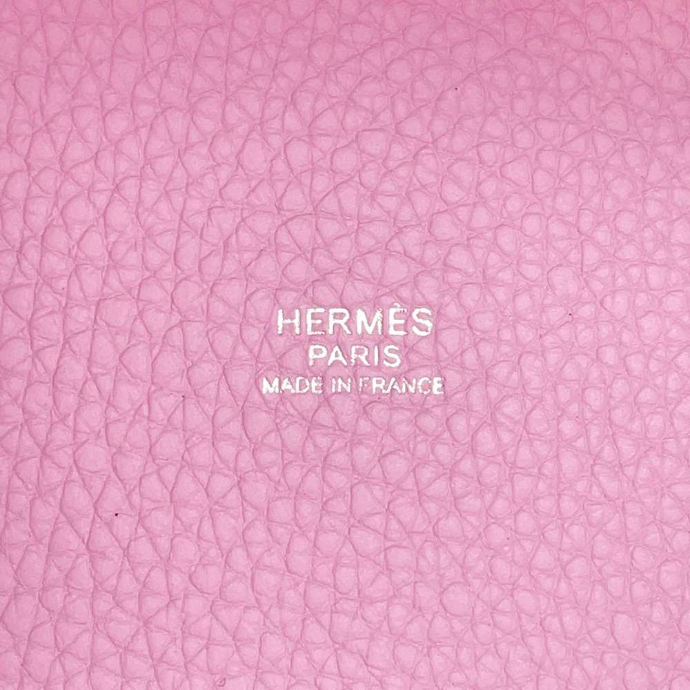 HERMES Picotin Lock Mauve Sylvestre Taurillon Clemence Size PM