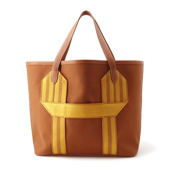 Hermes Pure Sangle Sangle Woolly Fauve/Gold/ Caramel/Jaune Ambre Toile Military Taurillon Clemence