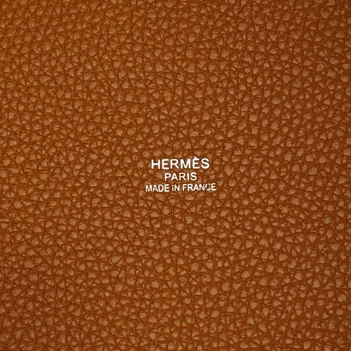 Hermes Pure Sangle Sangle Woolly Fauve/Gold/ Caramel/Jaune Ambre Toile Military Taurillon Clemence