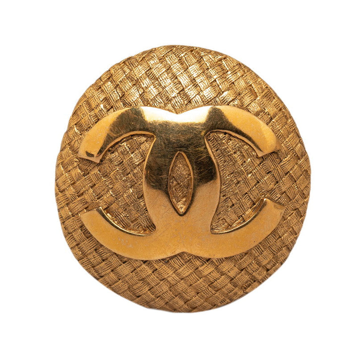 Top Quality Chanel Top Quality Chanel Vintage Brochure  Gold Ladies Paris