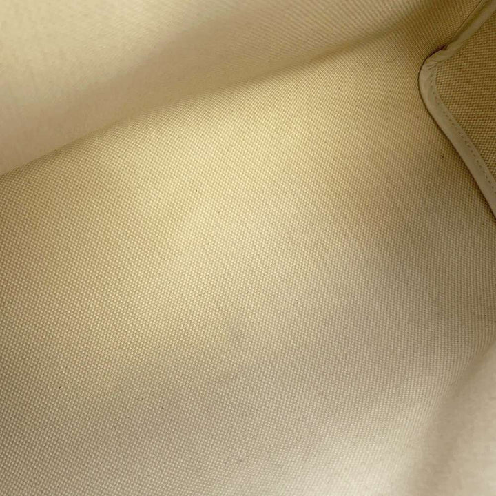 HERMES Herbag zip Beige/Natural Sable Toile Military Vache Hunter Leather Size PM