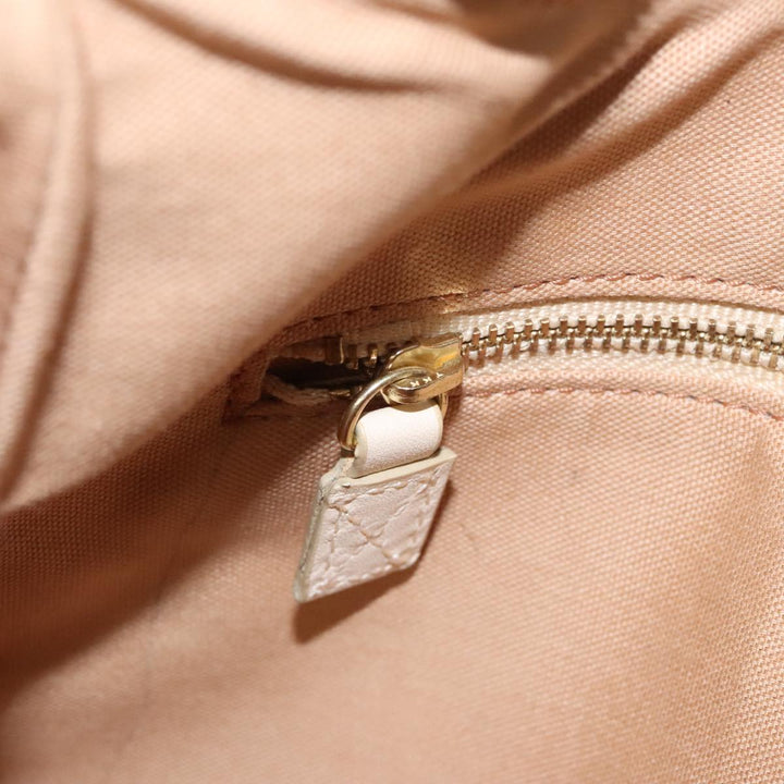 Chloe Shoulder Bag Leather Beige 95531