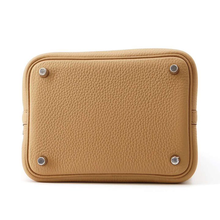 HERMES Picotin Lock Biscuit Taurillon Clemence Size PM