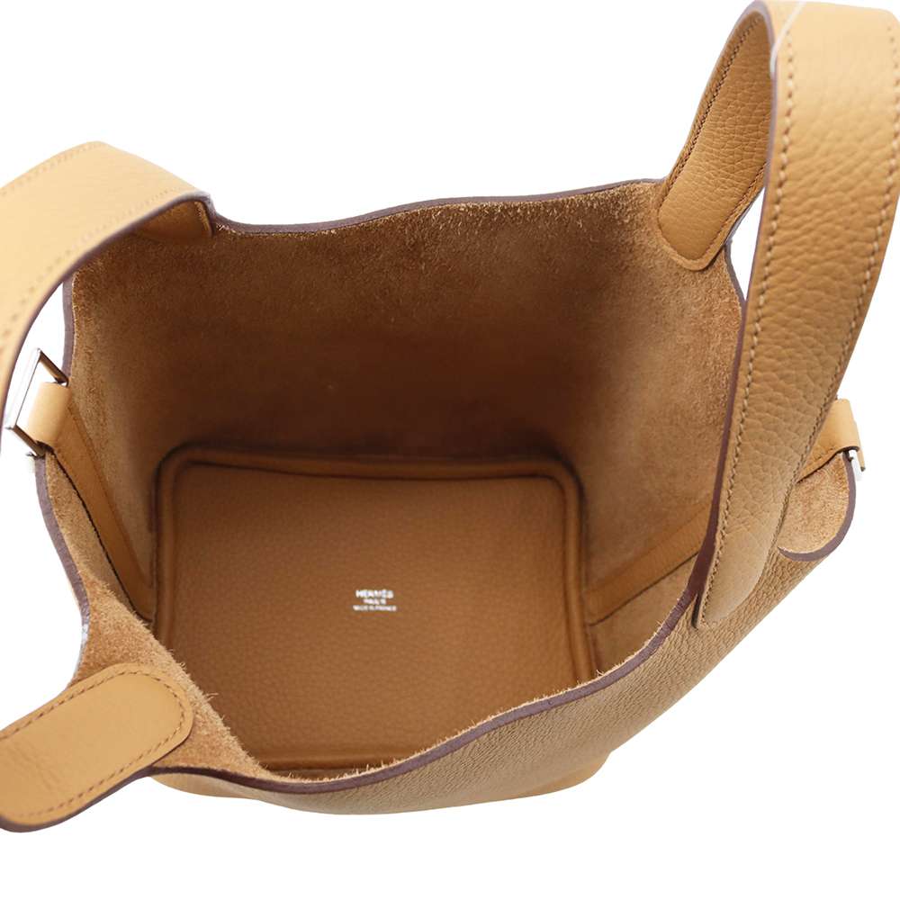 HERMES Picotin Lock Biscuit Taurillon Clemence Size PM