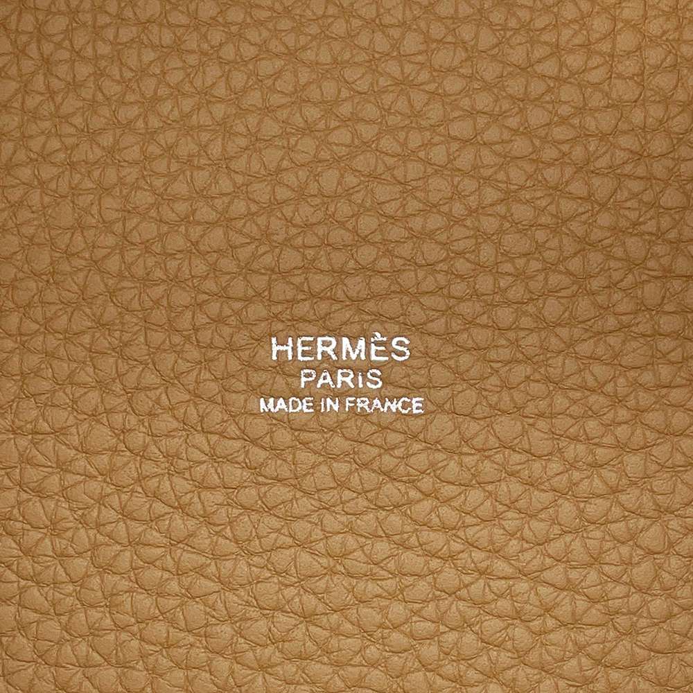HERMES Picotin Lock Biscuit Taurillon Clemence Size PM
