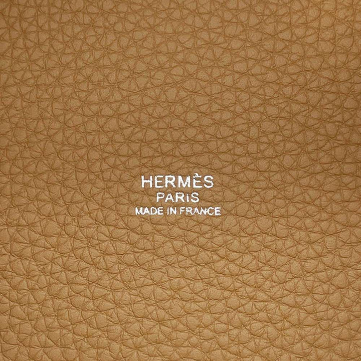HERMES Picotin Lock Biscuit Taurillon Clemence Size PM