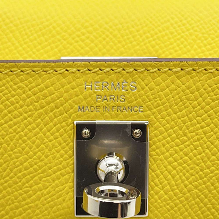 Hermes Kelly Sellier Jaune de Naples Epsom Size 25