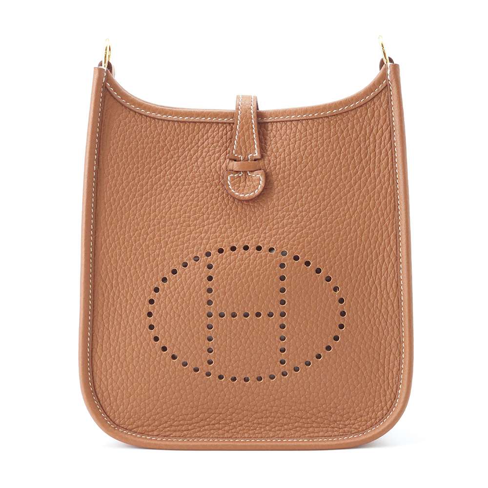 HERMES Evelyne Gold Taurillon Clemence Size TPM
