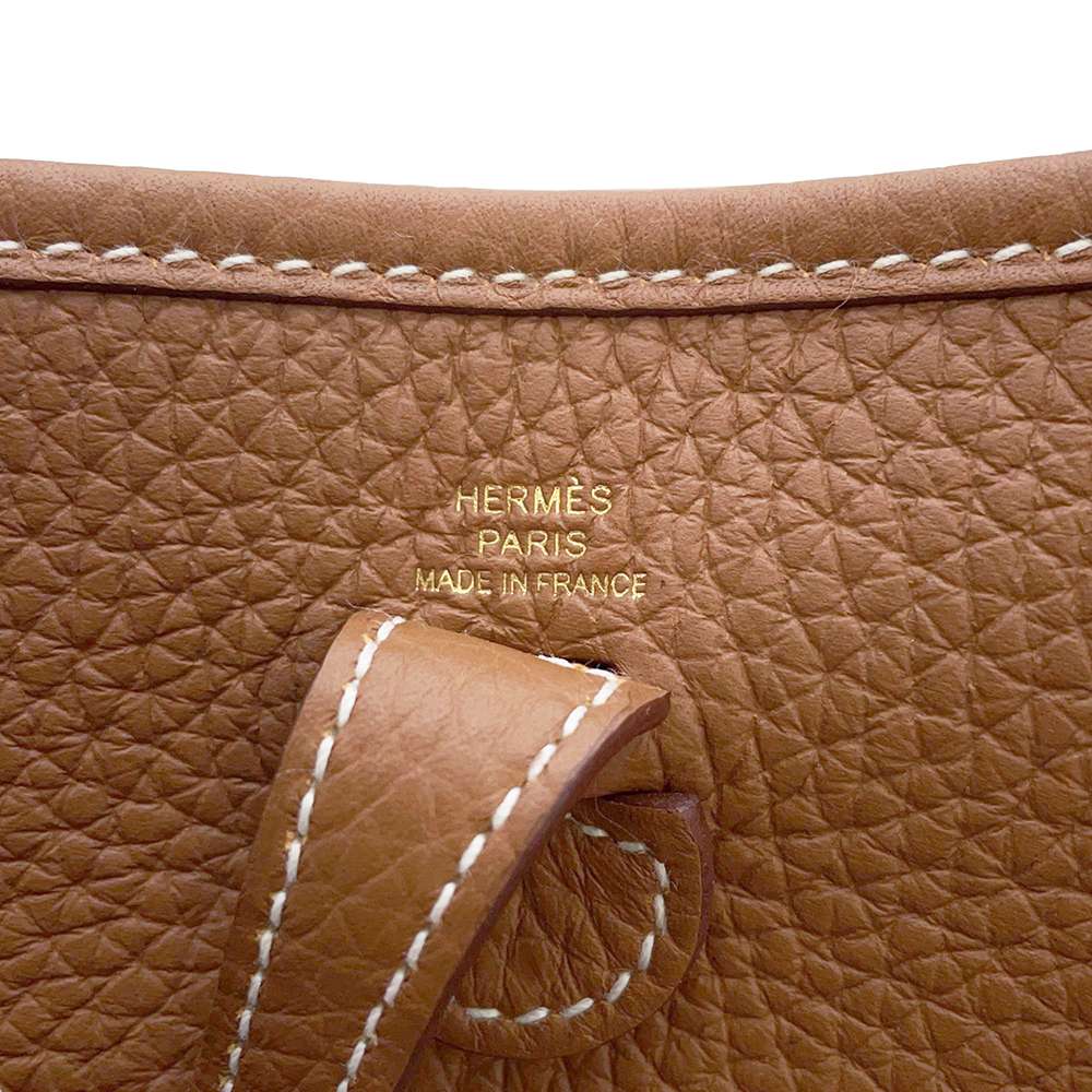 HERMES Evelyne Gold Taurillon Clemence Size TPM