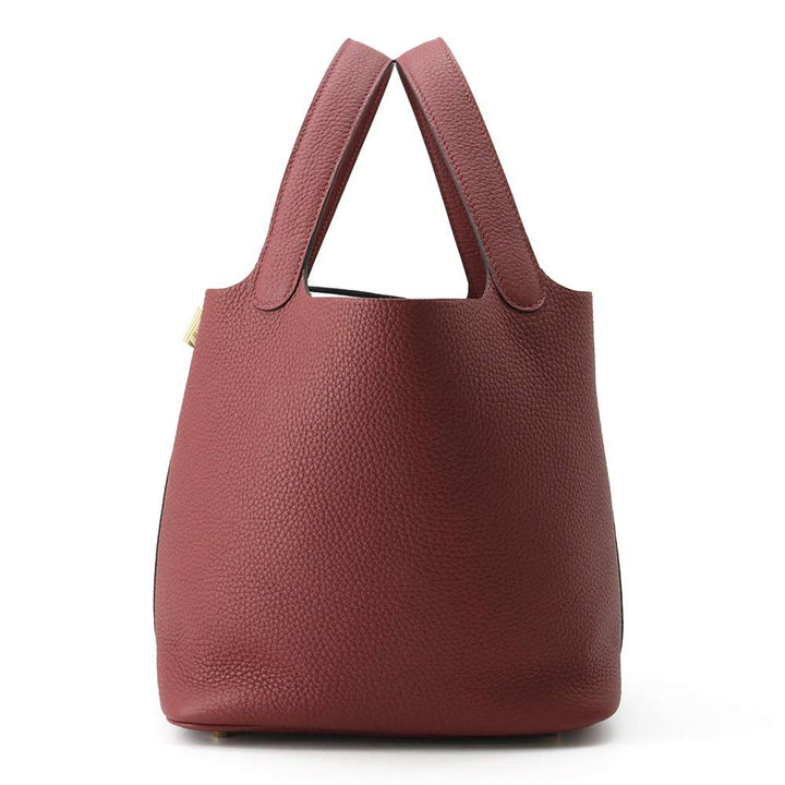Hermes Picotin Lock Rouge H Taurillon Clemence Size MM