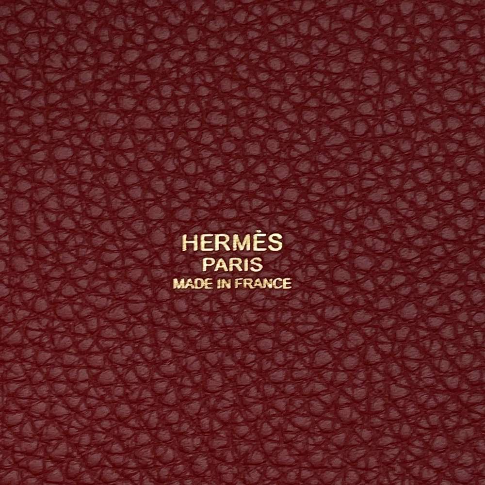 Hermes Picotin Lock Rouge H Taurillon Clemence Size MM