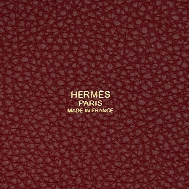 Hermes Picotin Lock Rouge H Taurillon Clemence Size MM
