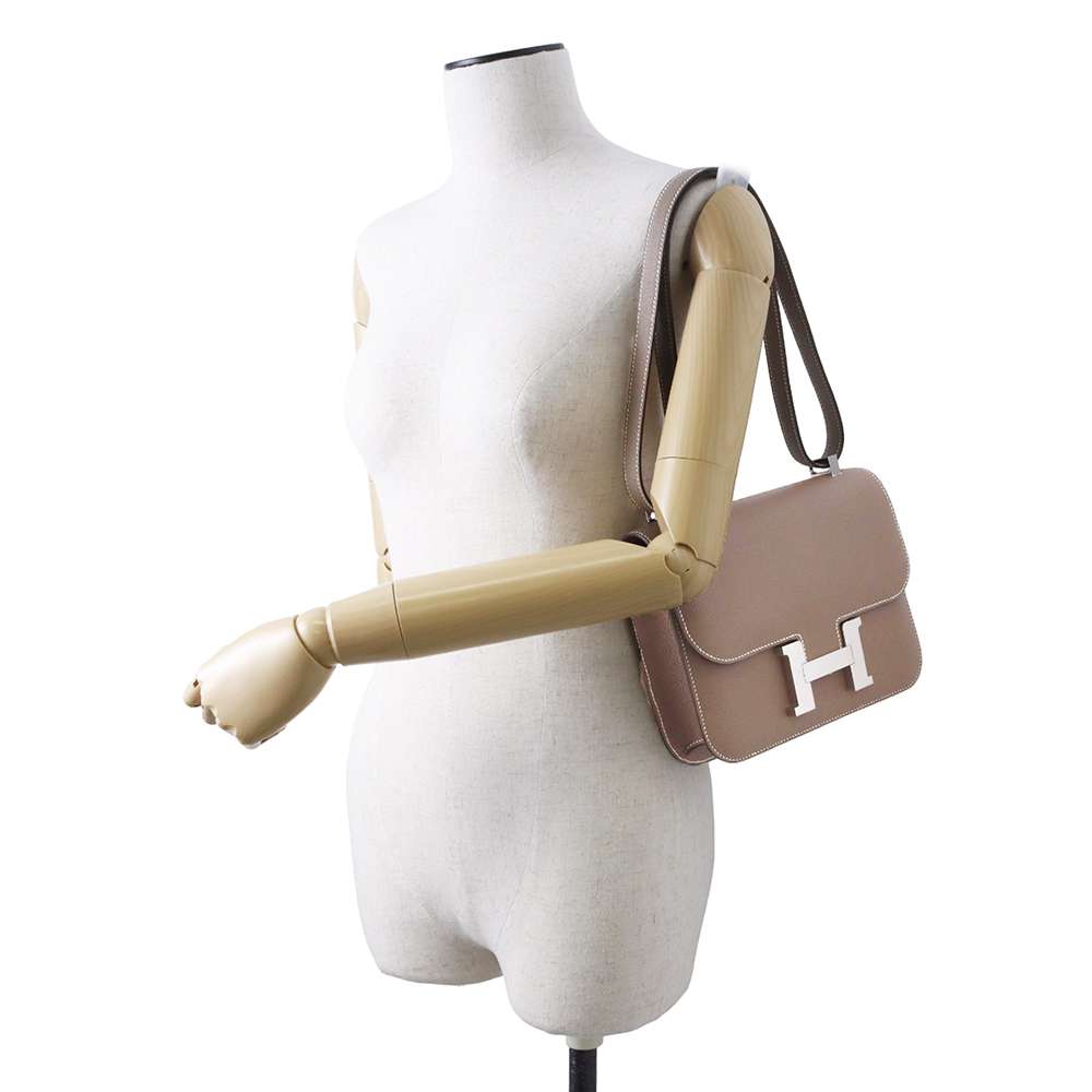 HERMES Constance Miroir Etoupe Epsom Size 24