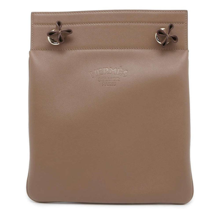 HERMES Sack Aline Etoupe Swift Leather Size Mini