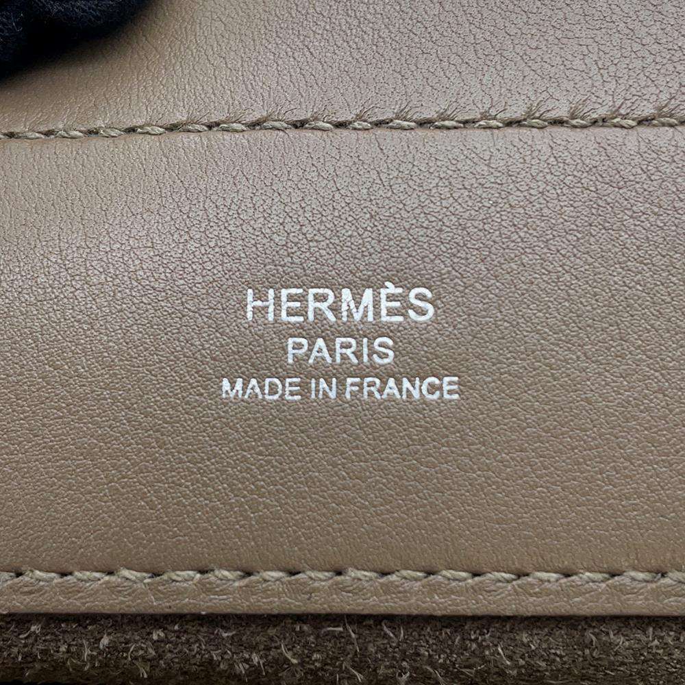 HERMES Sack Aline Etoupe Swift Leather Size Mini