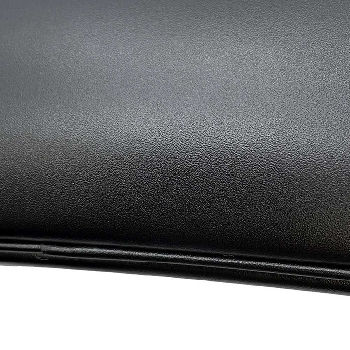 HERMES Birkin Black Tadelakt Leather Size 25