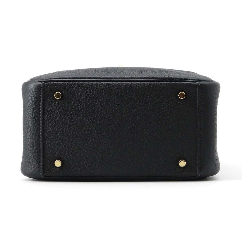 HERMES Lindy Black Taurillon Clemence Size Mini