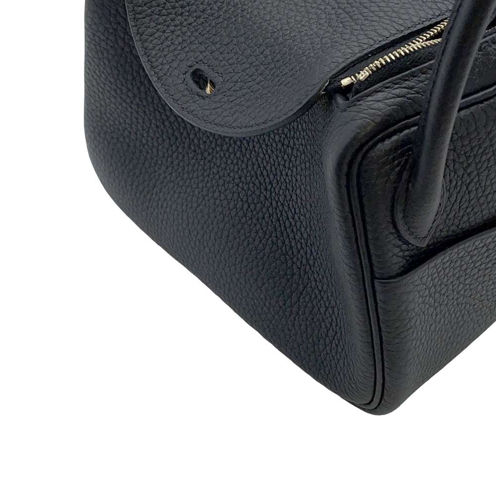 HERMES Lindy Black Taurillon Clemence Size Mini