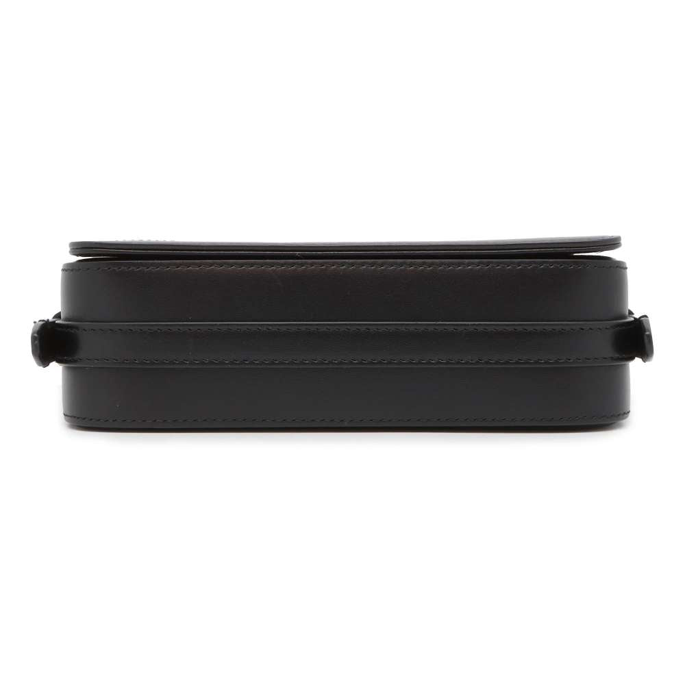 BURBERRY Shoulder Bag Black Leather