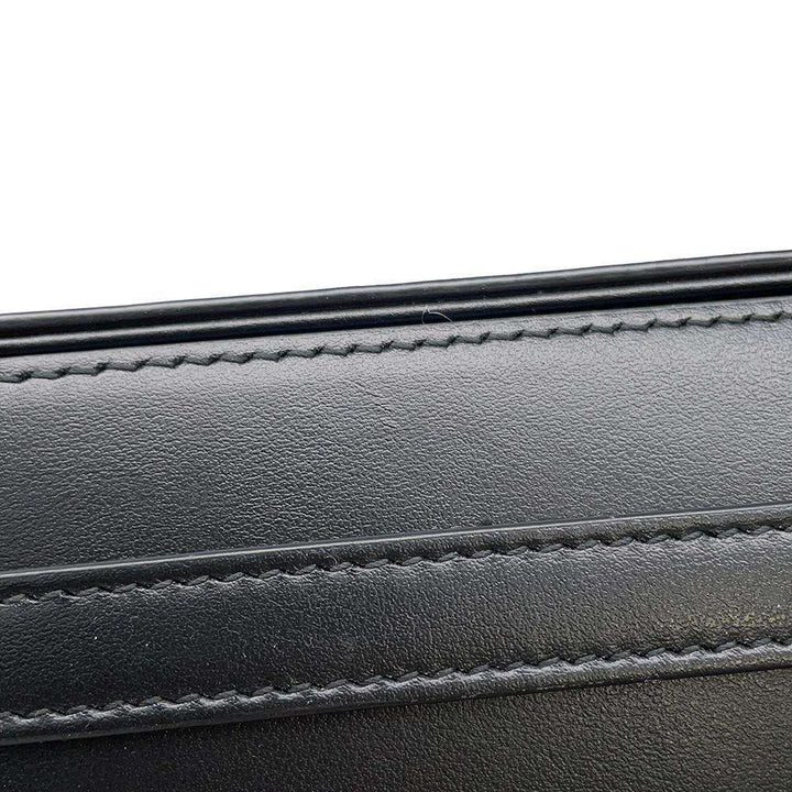 BURBERRY Shoulder Bag Black Leather