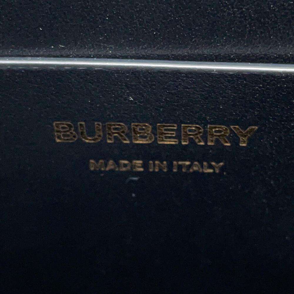 BURBERRY Shoulder Bag Black Leather