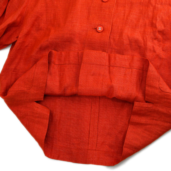 Top Quality Chanel Shirt Blouse Red