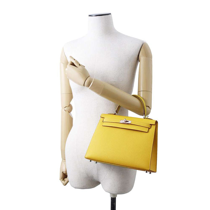HERMES Kelly Sellier Cumin Epsom Size 25