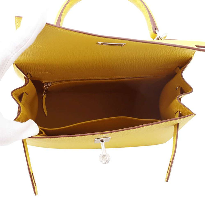 HERMES Kelly Sellier Cumin Epsom Size 25
