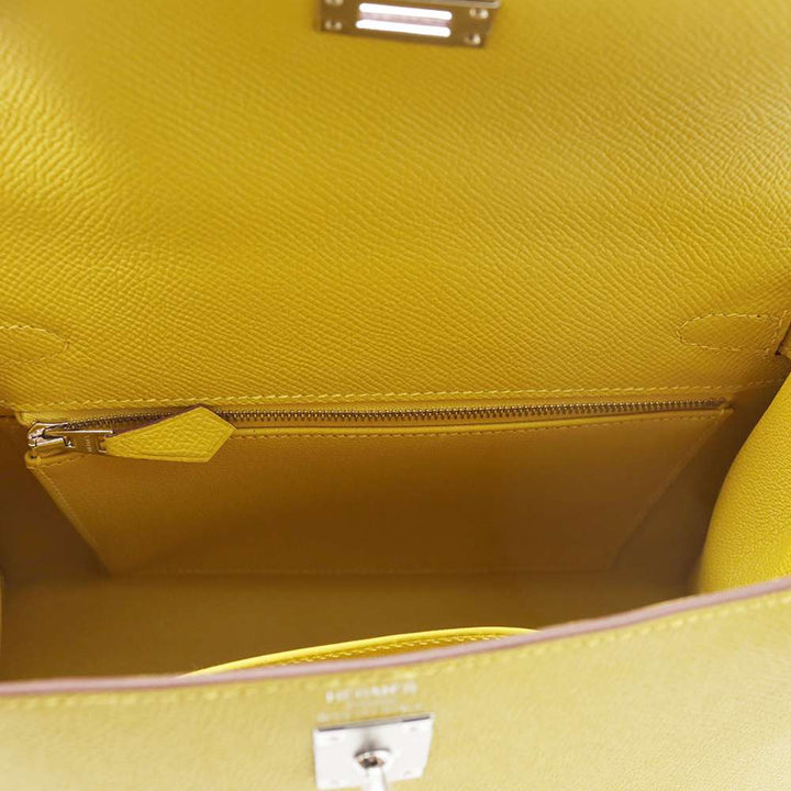 HERMES Kelly Sellier Cumin Epsom Size 25