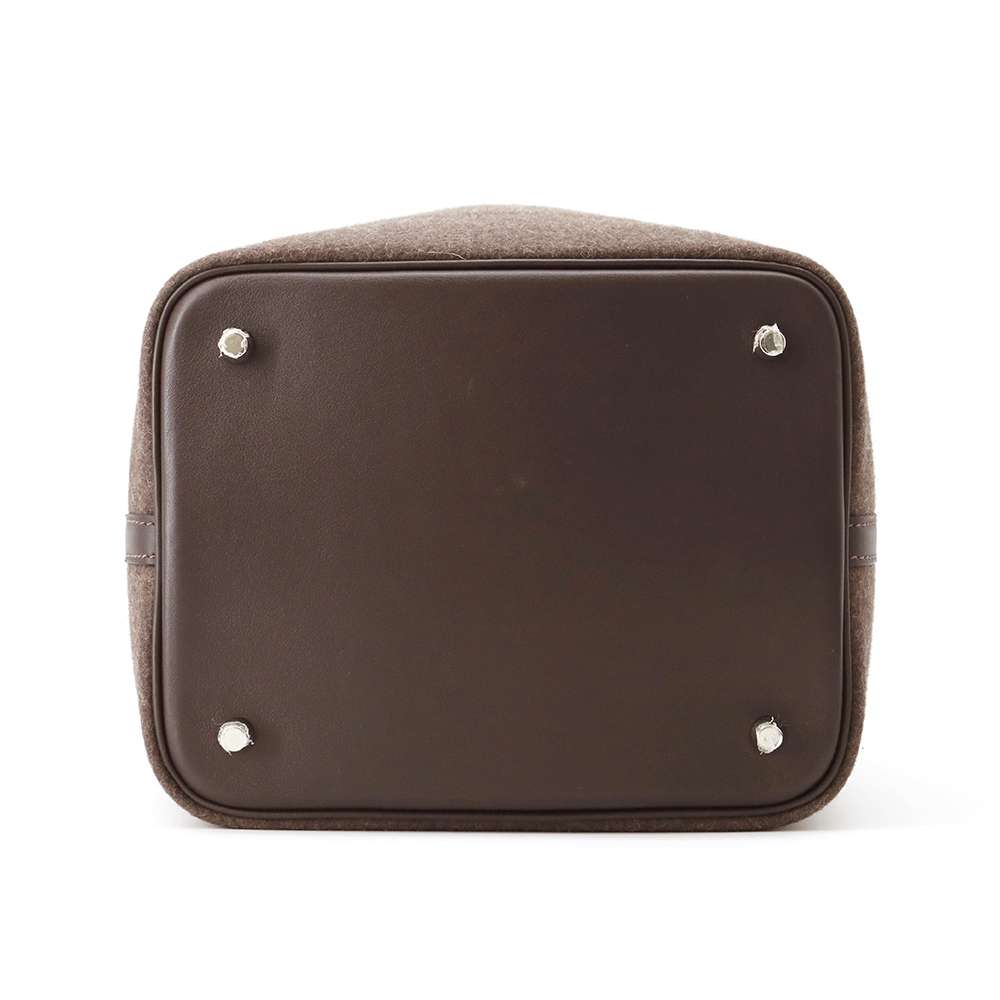 Hermes Picotin Lock Ebene Felt Swift Leather Size MM