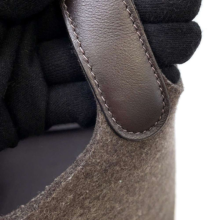 Hermes Picotin Lock Ebene Felt Swift Leather Size MM