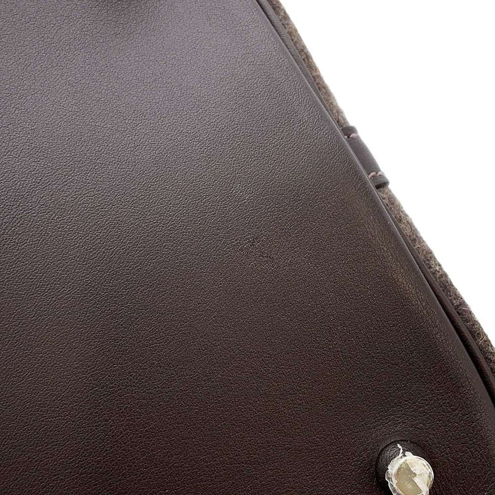 Hermes Picotin Lock Ebene Felt Swift Leather Size MM