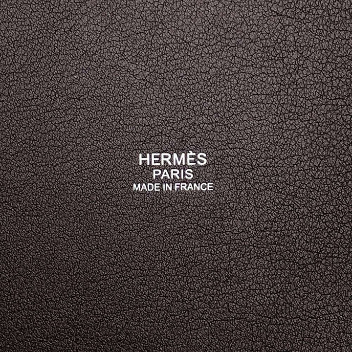 Hermes Picotin Lock Ebene Felt Swift Leather Size MM