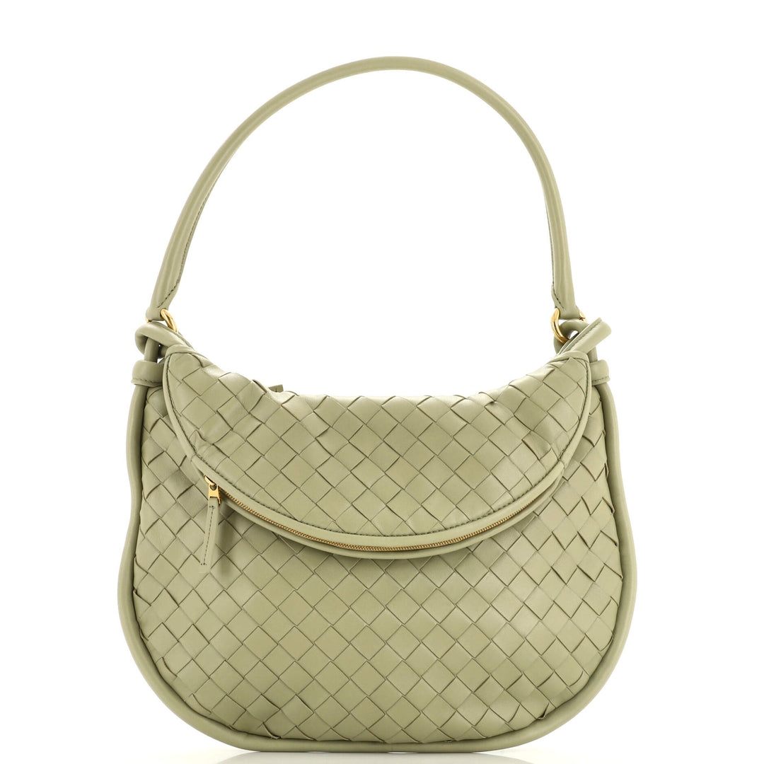 Bottega veneta Gemelli Shoulder Bag Intrecciato Leather Medium
