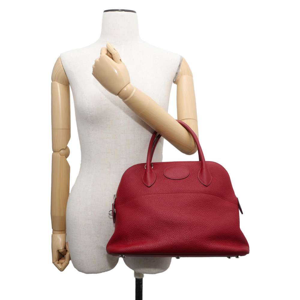 HERMES Bolide Rouge Garance Taurillon Clemence Size 31