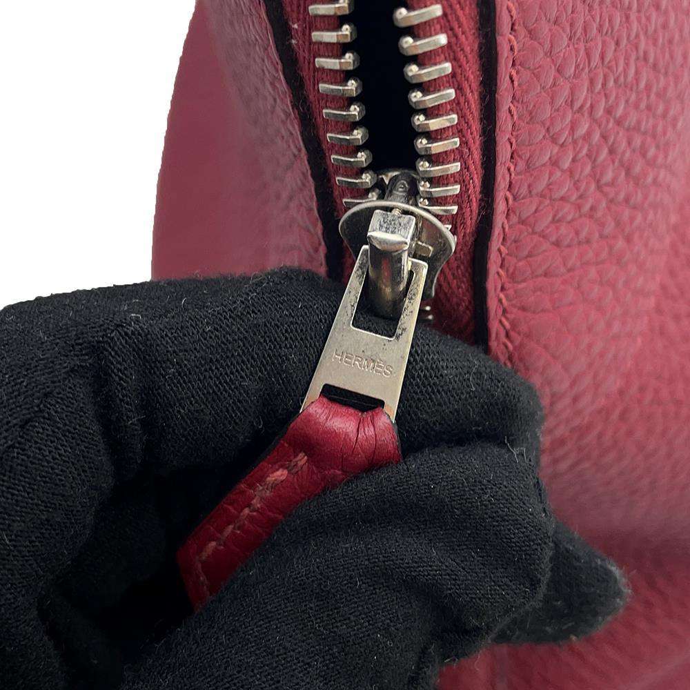 HERMES Bolide Rouge Garance Taurillon Clemence Size 31