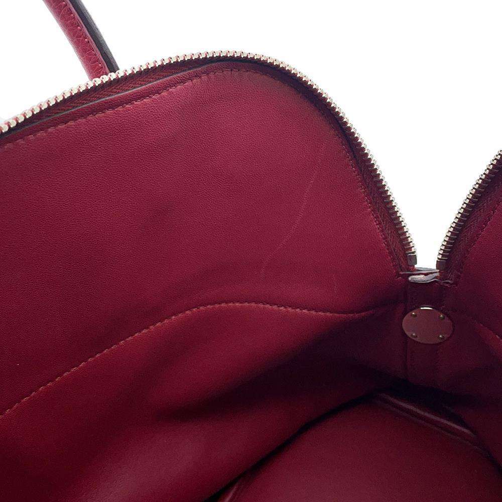HERMES Bolide Rouge Garance Taurillon Clemence Size 31