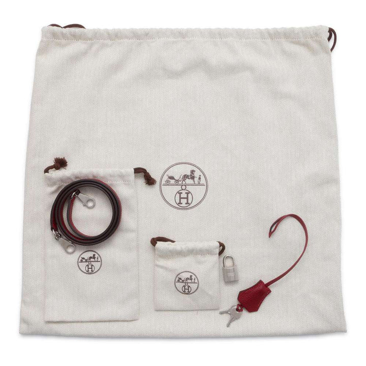HERMES Bolide Rouge Garance Taurillon Clemence Size 31