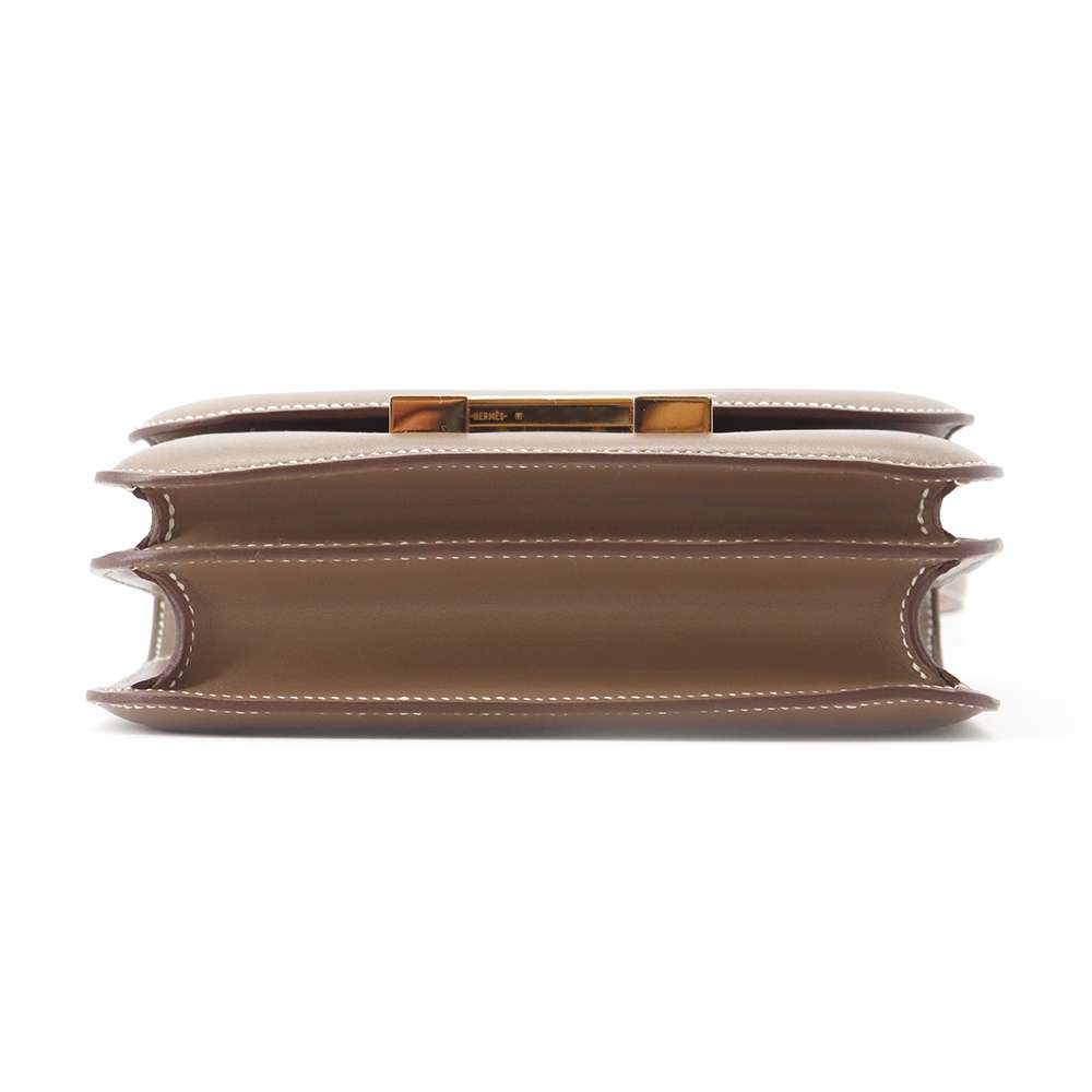 Hermes Constance3 Miroir Etoupe Tadelakt Leather Size Mini