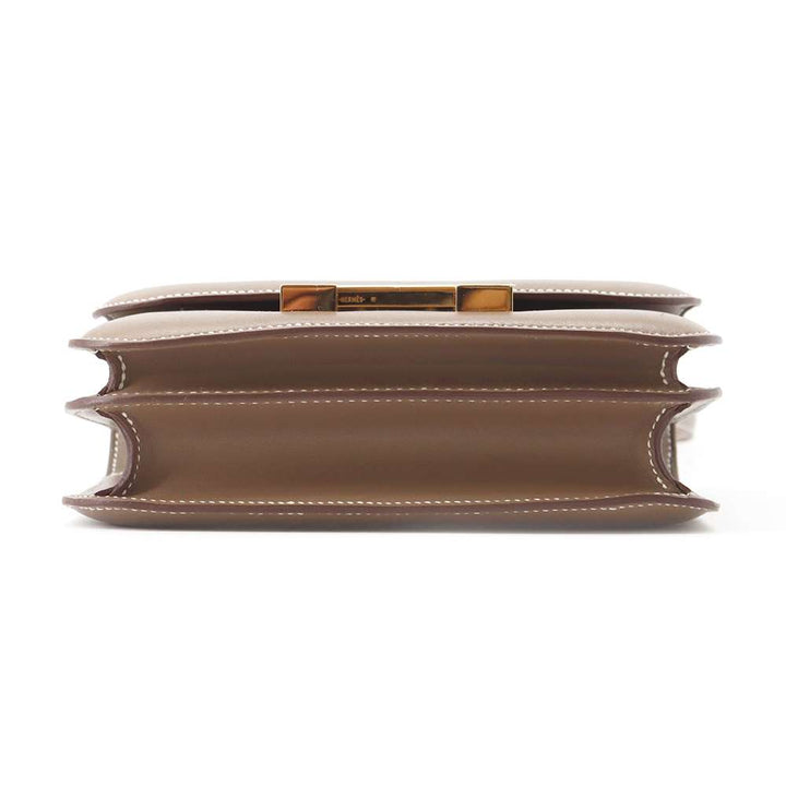 Hermes Constance3 Miroir Etoupe Tadelakt Leather Size Mini