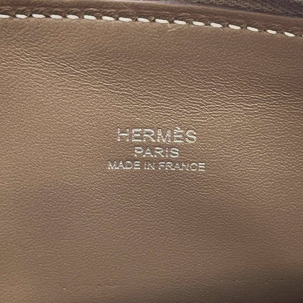 HERMES Bolide 1923 Etoupe Evercolor Size Mini